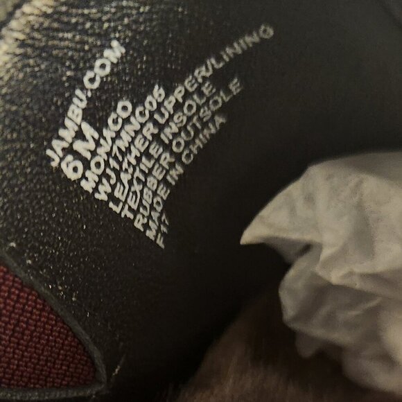 Jambu Leather "Monaco" Mules. Fur lined. NWOT. Size 6 - Picture 10 of 10